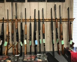 Large selection of guns 