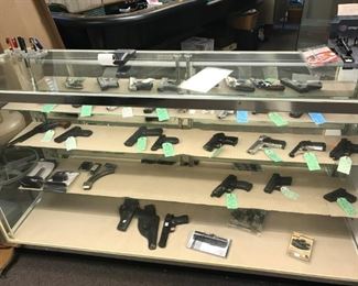 Large collection of hand guns