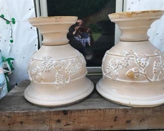 Large selection of flower pots