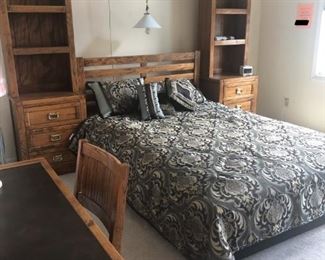 This bedroom set is a replica of the E.T. movie set in the little boy's room. 