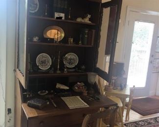 Antique walnut secretary - beautiful