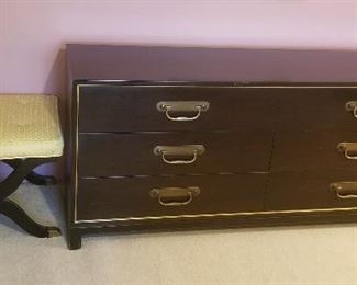 Henredon low dresser and bench