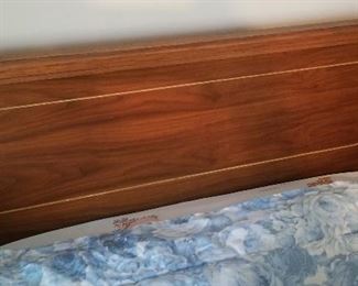 One of a pair of twin Mid Century Headboards