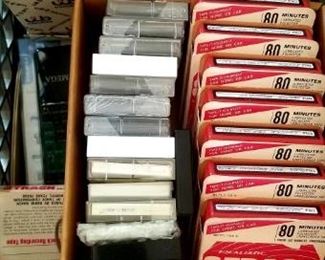 Mint in box 8 track blank tapes