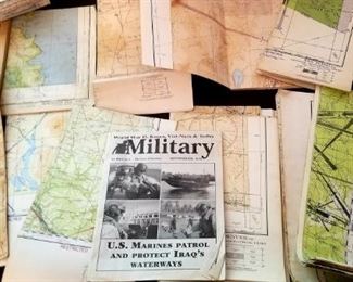 More than a dozen old WW 2 war maps..mark restricted!