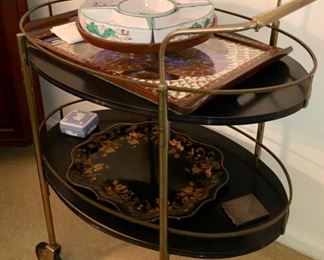 Vintage Bar Cart