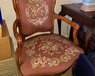 Needlepoint chair