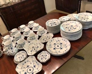 Royal Copenhagen Blue Fluted dinnerware & extras