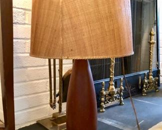 Teak lamp