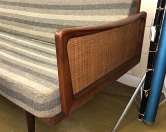 MCM France & Sons cane sided day bed / sofa by Peter Hvidt