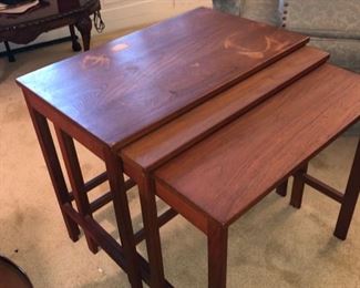 Peter Hvidt for John Stuart nesting tables - teak