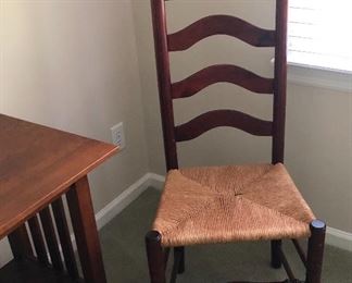 ANTIQUE LADDERBACK CHAIRS