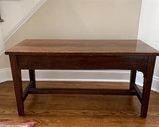 ANTIQUE PIANO BENCH