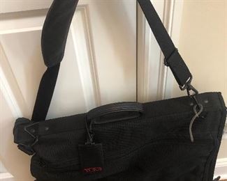 TUMI LEATHER LUGGAGE