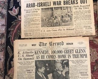 VINTAGE NEWSPAPERS