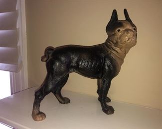 CAST IRON DOG FIGURINES