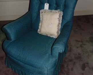 Mid Century slipper chair