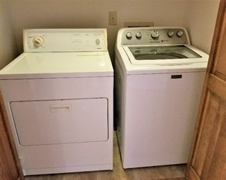 Kenmore Dryer and Maytag Bravos MCT Washer with 10 year warranty.