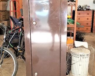 Locked Gun Cabinet