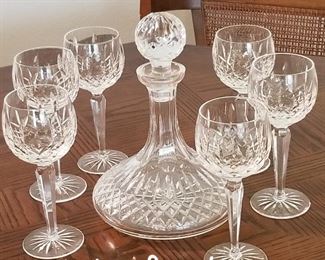 Waterford Glasses & Decanter