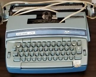 Several vintage typewriters