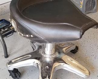 Harley Davidson Parts, Accessories, and a Cool Stool 