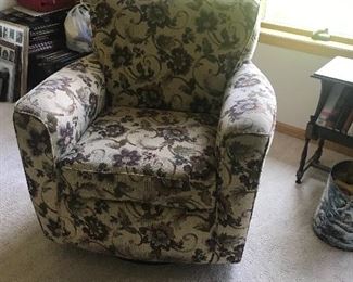 2 matching swivel chairs