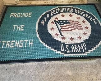 Military welcome mat
