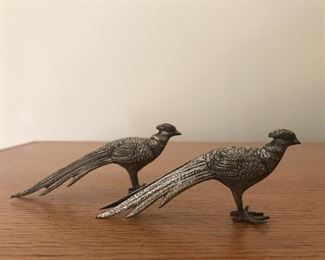 Silver pheasants 