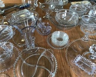 Vintage Imperial Candlewick dish collection