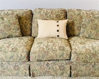 Two down filled custom covered sofas- Homestead House