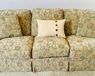 Two down filled custom covered sofas- Homestead House