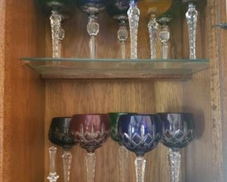 Fantastic Czech crystal glasses
