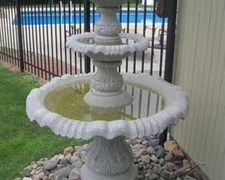 Water fountain, comes apart in several pieces.