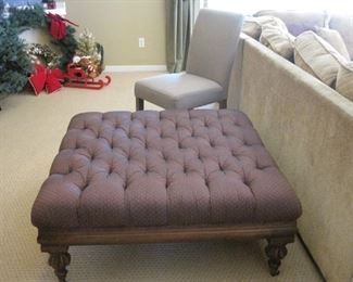 Tufted Ottoman.