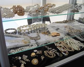 Costume Jewelry: Necklaces, Bracelets, Earrings,Rings.