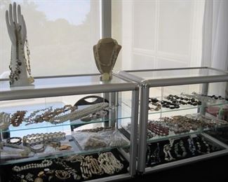 Costume Jewelry: Necklaces, Bracelets, Earrings, Rings.
