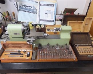 The Levin Lathe is a beauty, and comes with a vast array of bits, chucks & other attachments.