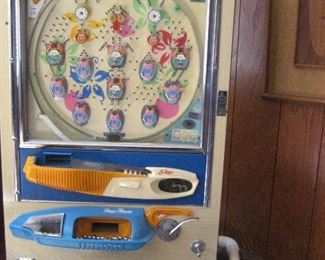 Pachinko machine. You know you love to play this. Still works!