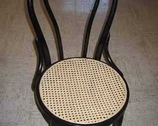 Bentwood chair--yes they used to have these in the soda shops!