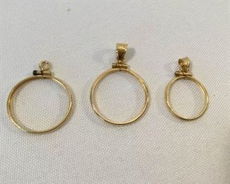 14K Gold Pendants 3 Piece https://ctbids.com/#!/description/share/196899