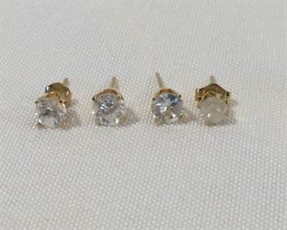 Stud Earrings with 14K Posts 4 Piece https://ctbids.com/#!/description/share/196901