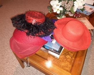 Red hats for the red hat lady Society