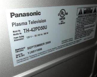 Panasonic Plasma TV