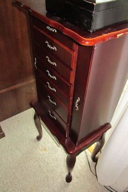 x narrow seven drawer chest