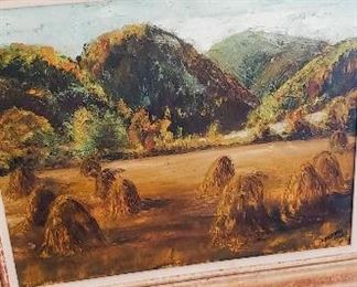 Hastings Signed Oil Painting