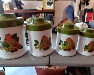 Mid-century Canister Set 