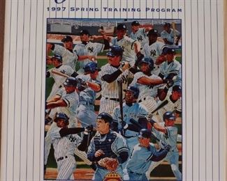 1997 Yankees Program