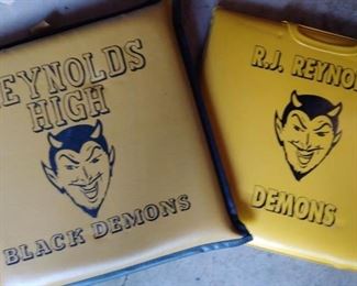 Vintage Reynolds High Stadium Cushions