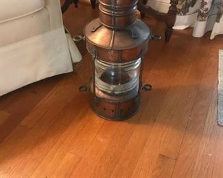 Nautical lantern.